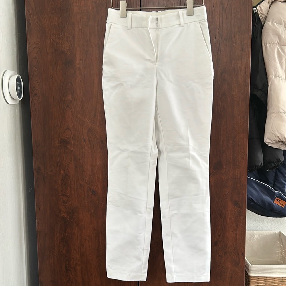 H&M White Highwaisted Pants